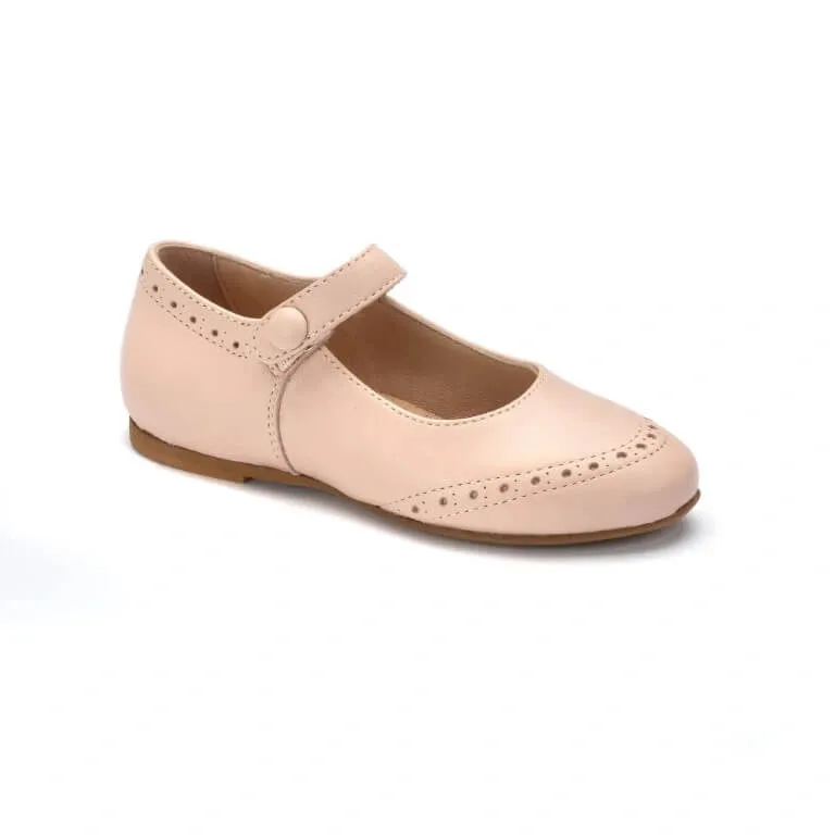 11402 - Pink Leather Girls Mary Jane Dress Shoe