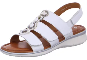 '12-23604-07' women's sandal - white