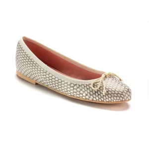 38189 - Beige Soft Leather Flats for Teen/Women by Pretty Ballerinas