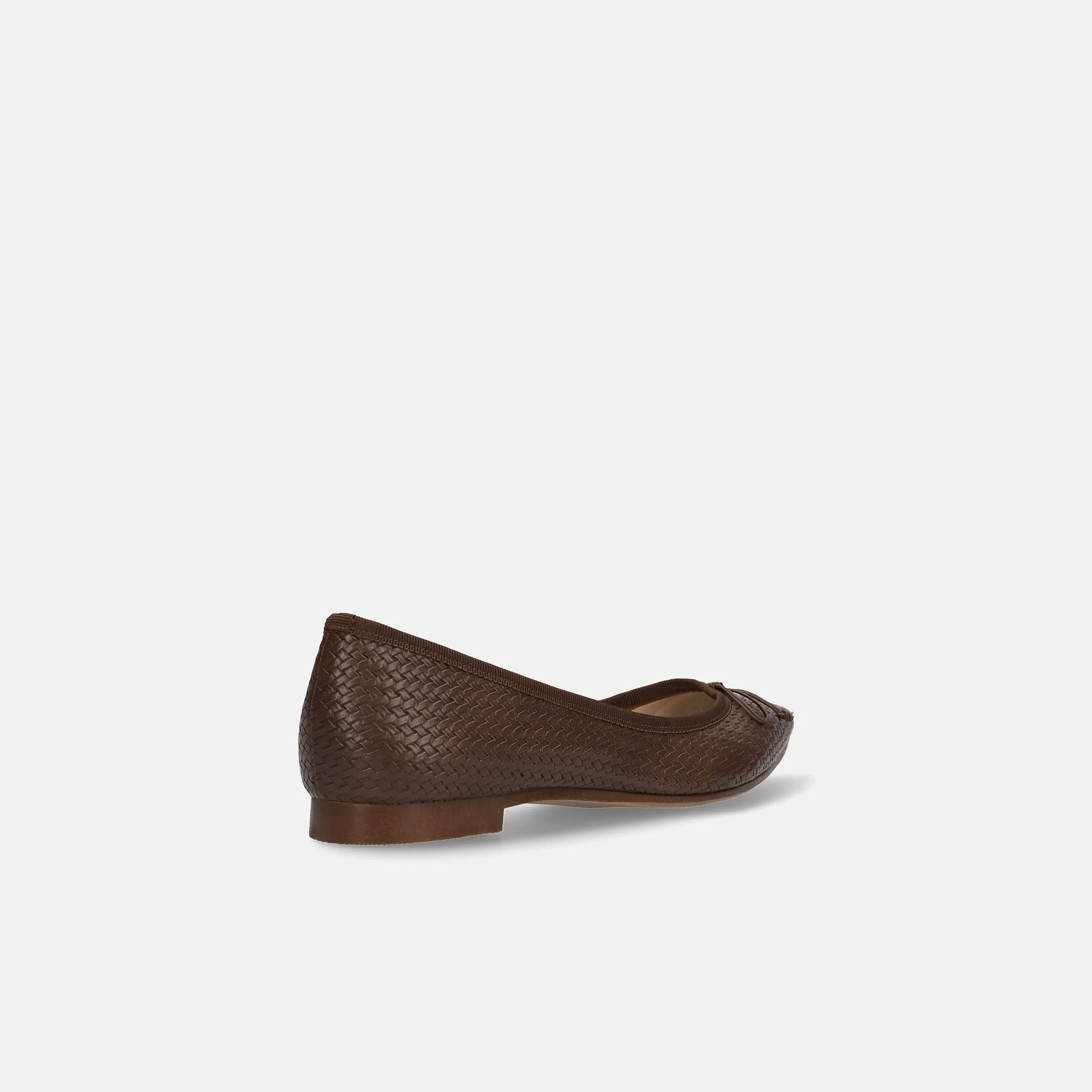 5%OFF: 2024SS: Mesh embossed ballet shoes (m17036) dark brown MS