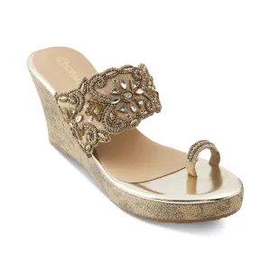 AARADHYA- GOLD KOLHAPURIS