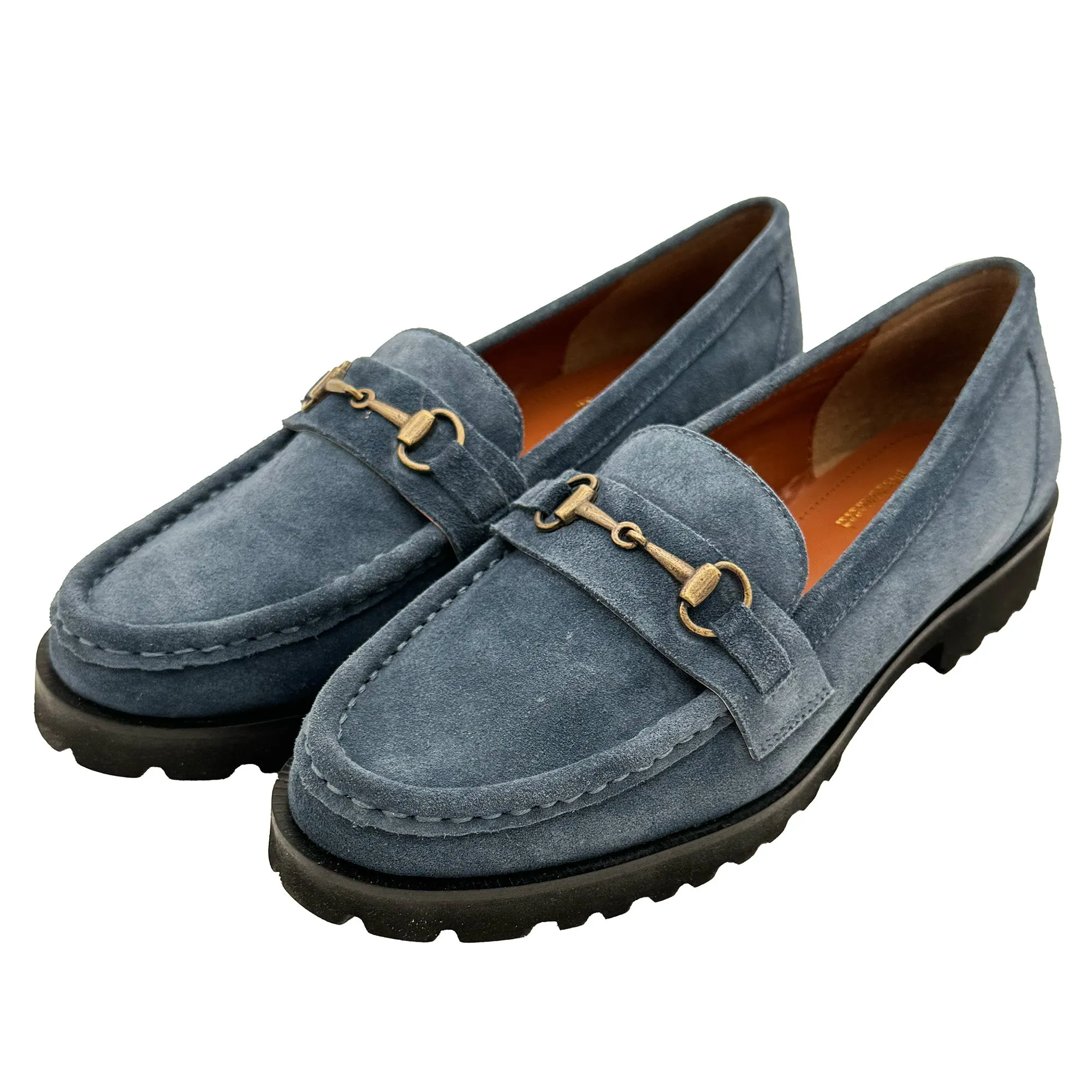 Alice Jeans Suede Loafer with Snuffle
