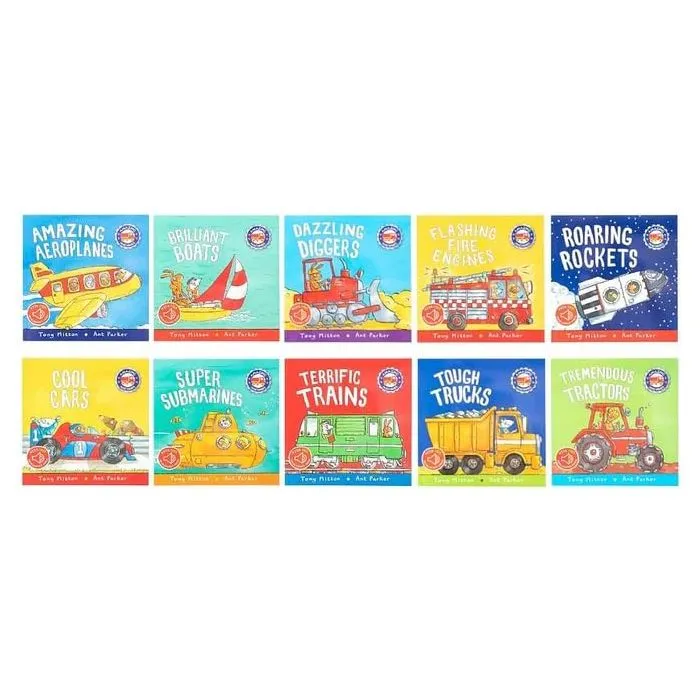 Amazing Machines Truckload Children Collection Tony Mitton 10 Books Box Set