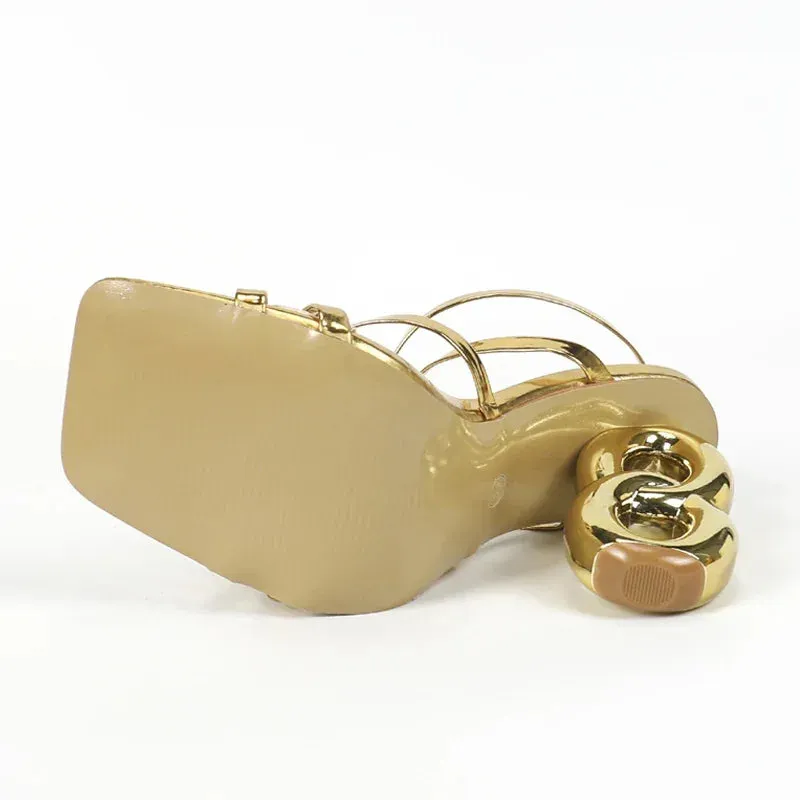 Aria Link Heel Sandals