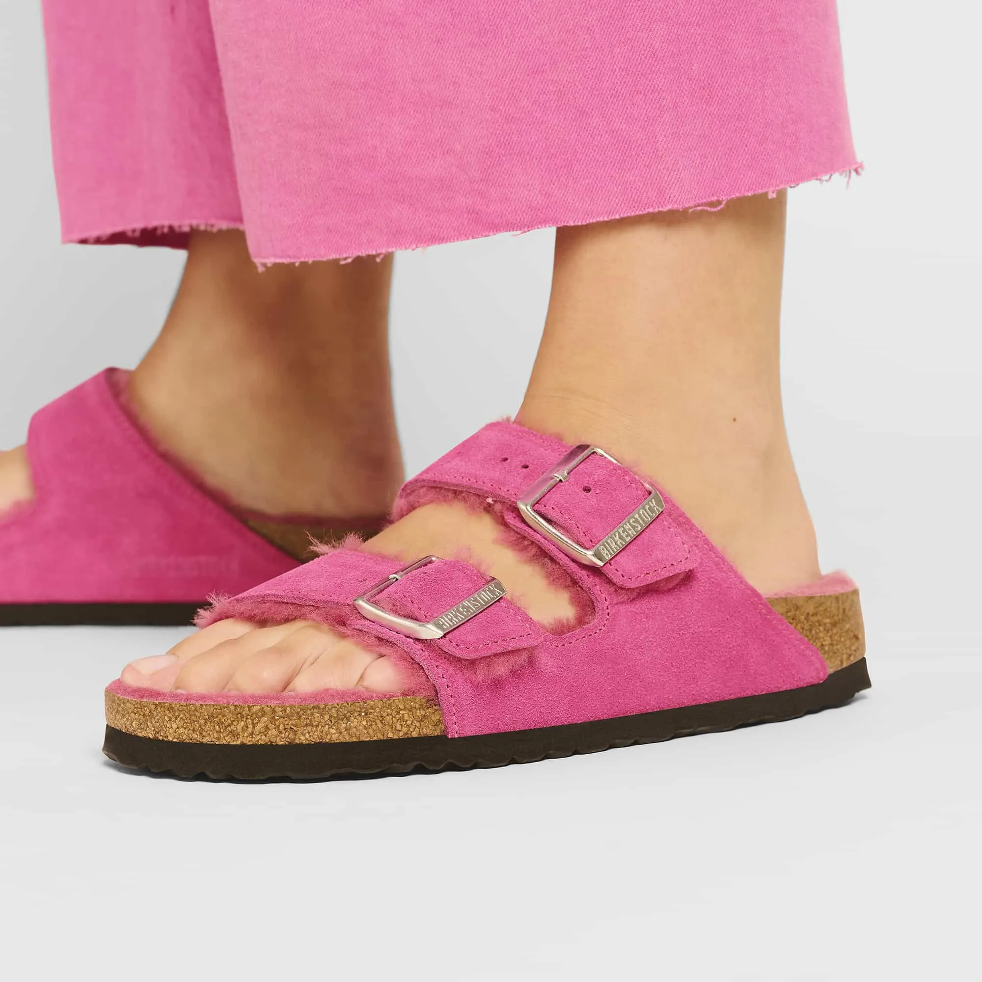 Arizona Shearling Suede Leather