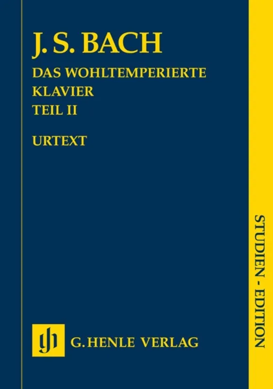Bach: Well-Tempered Clavier Volume 2 Study Score