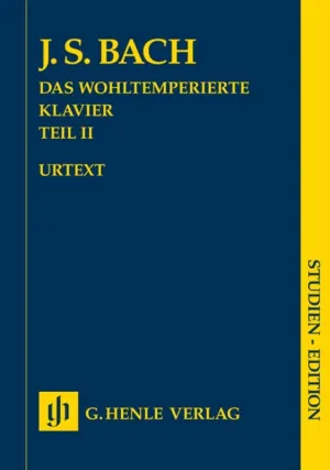 Bach: Well-Tempered Clavier Volume 2 Study Score
