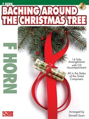 BACHING AROUND THE CHRISTMAS TREE HORN BK/CD (O/P)