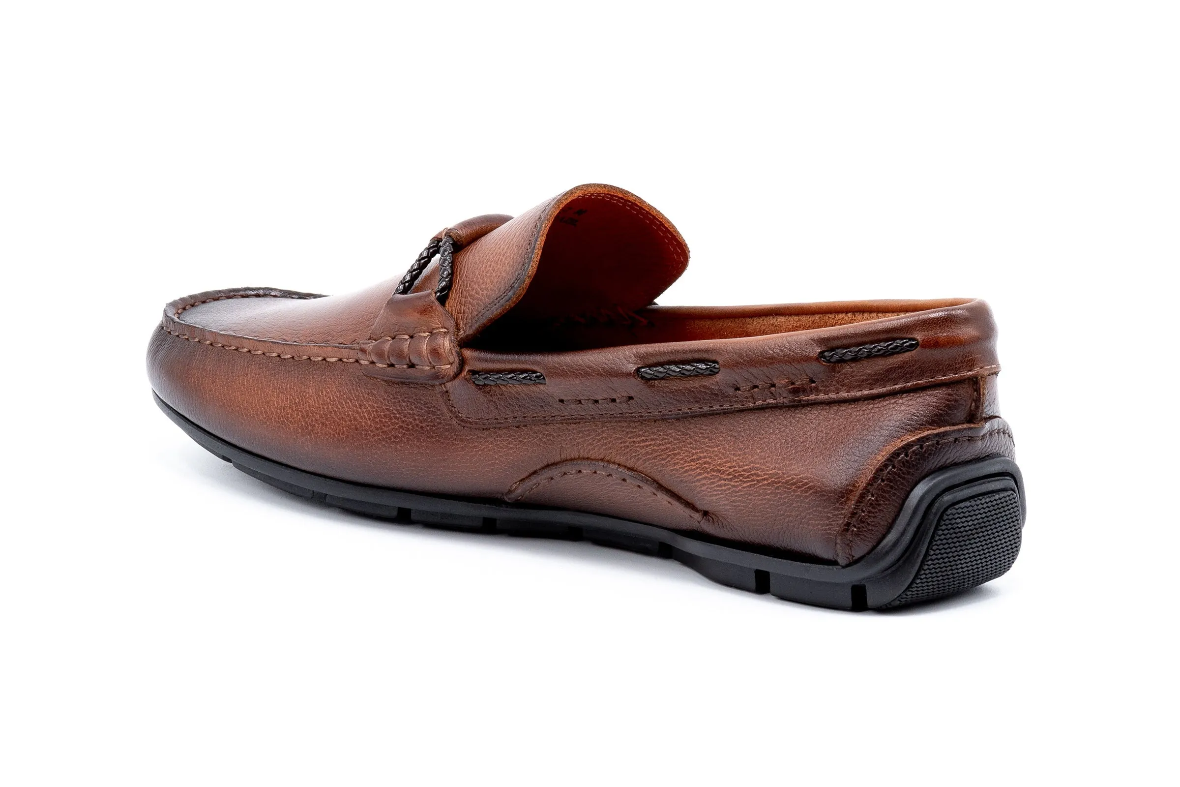 Bermuda Braid Bit Loafer - BOURBON