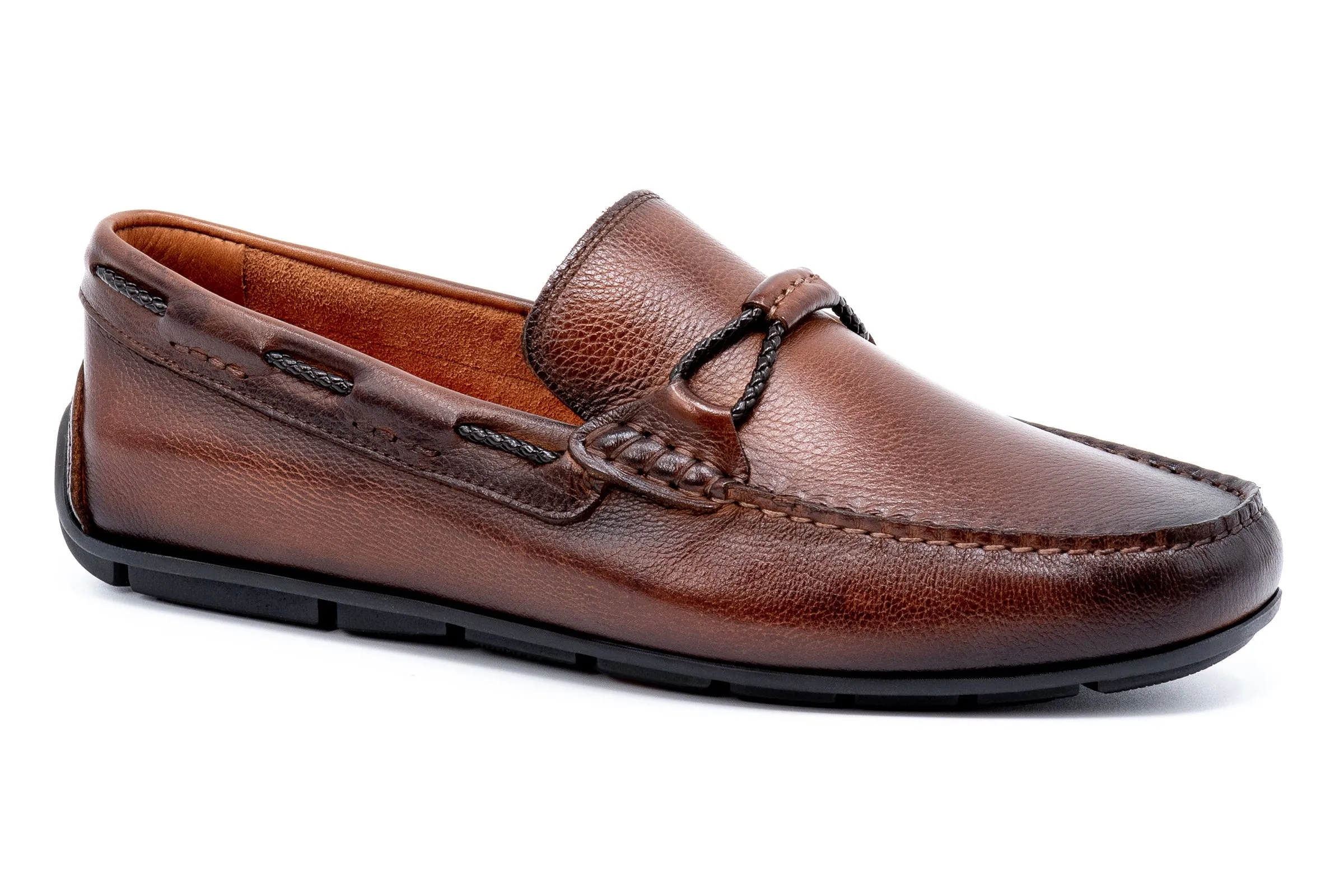 Bermuda Braid Bit Loafer - BOURBON