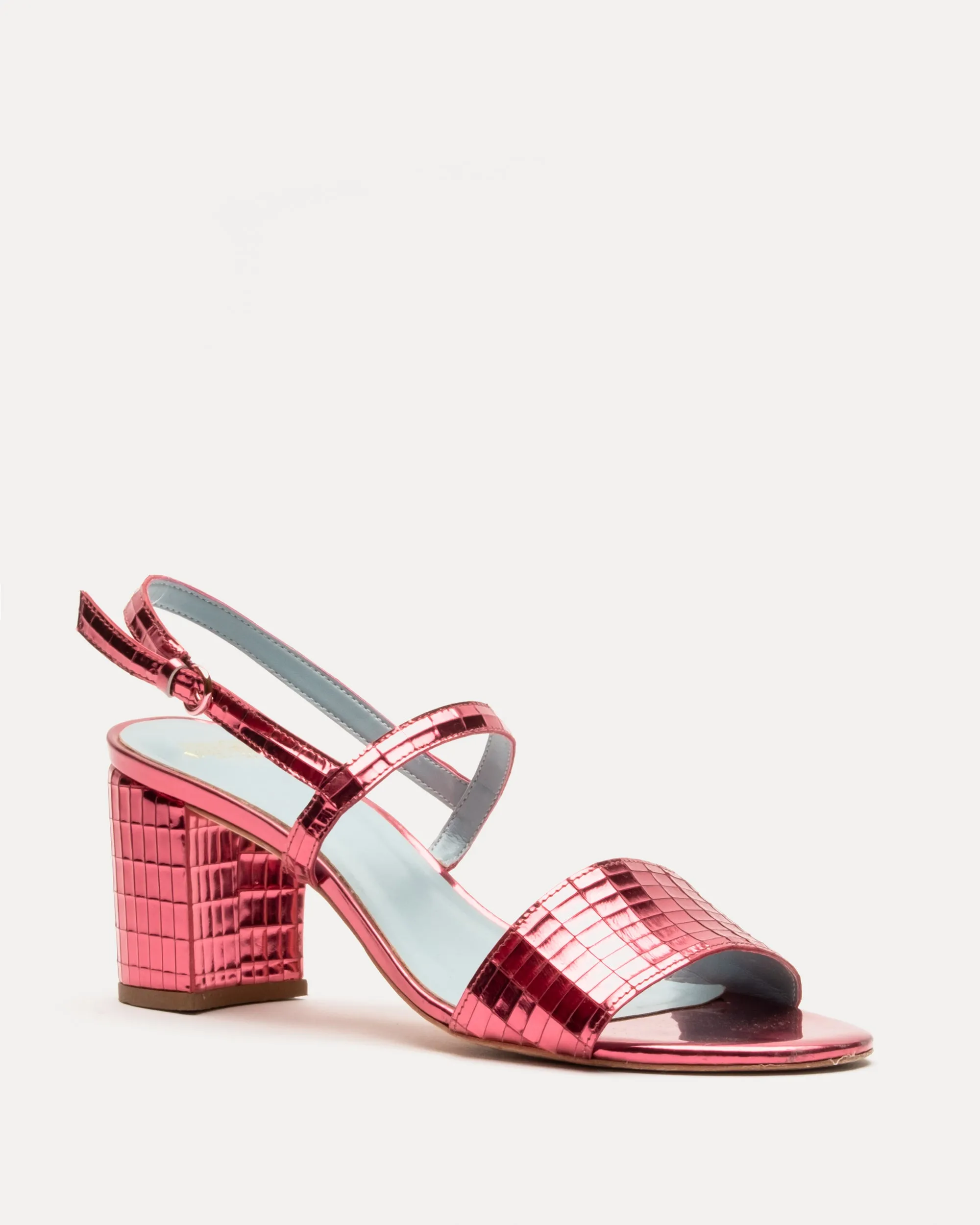 Bettina Disco Sandal - Leather Pink
