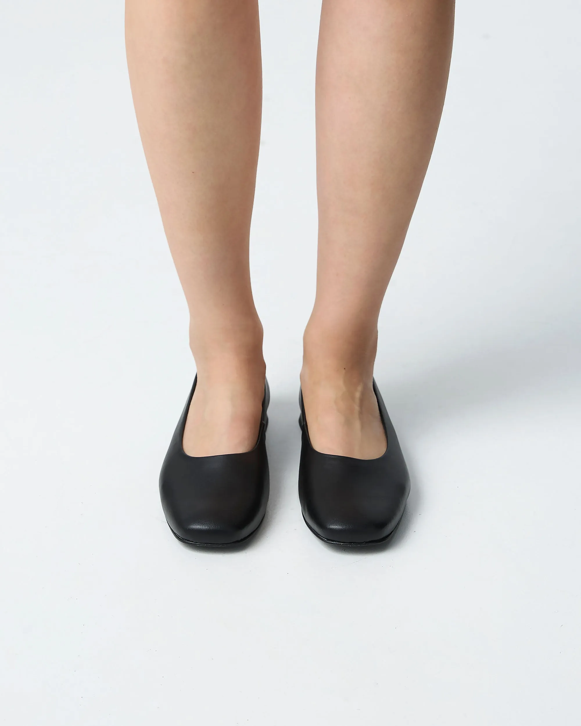 Black Diana Pumps black ballerinas with square toe