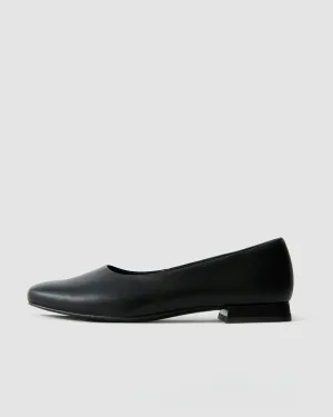 Black Diana Pumps black ballerinas with square toe