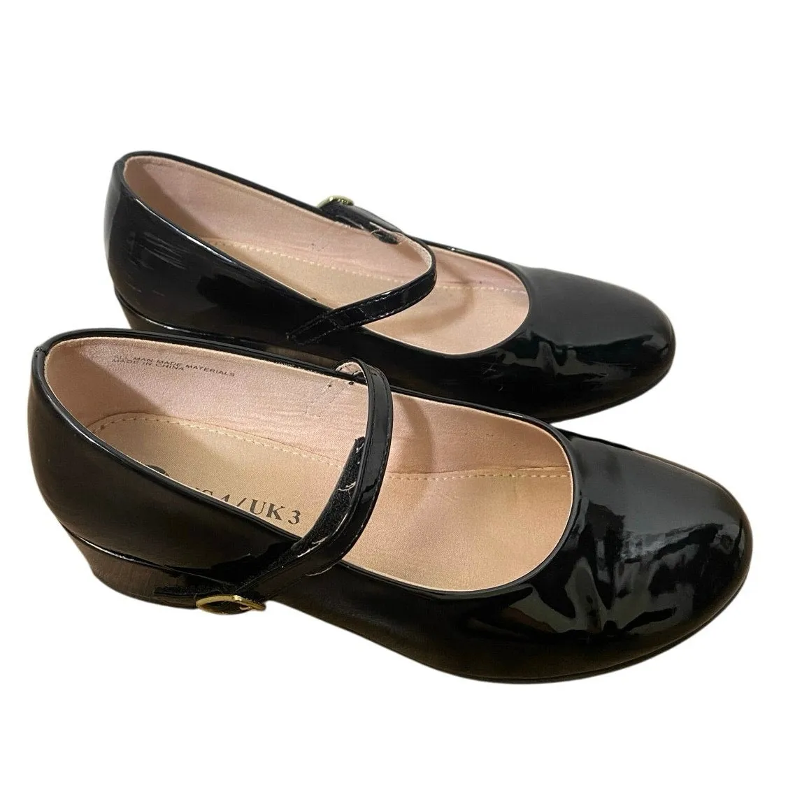 Black Patent Leather Mary Jane SHOES Girls Sz 4