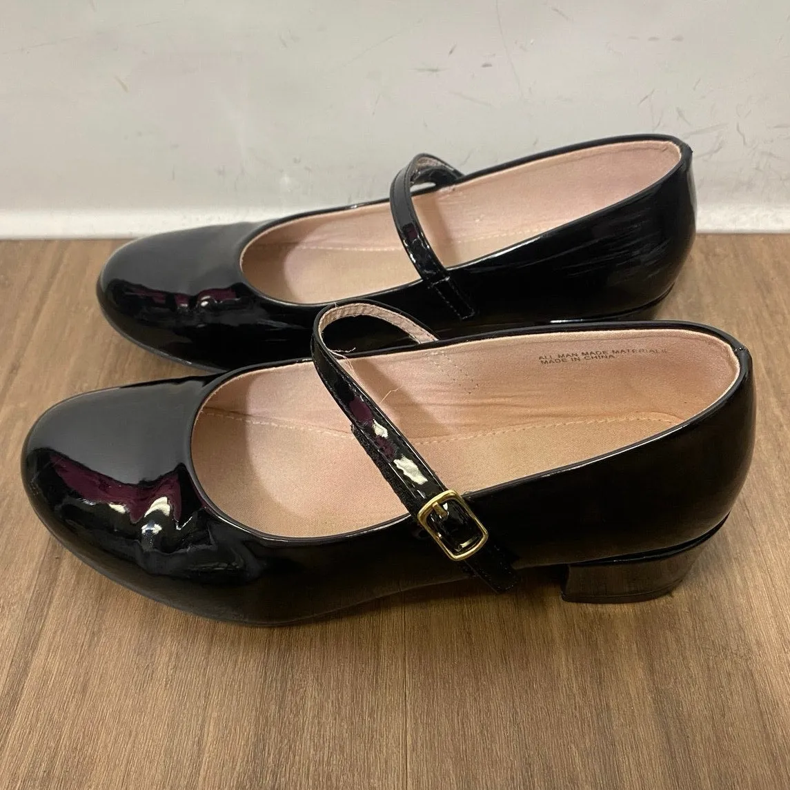 Black Patent Leather Mary Jane SHOES Girls Sz 4
