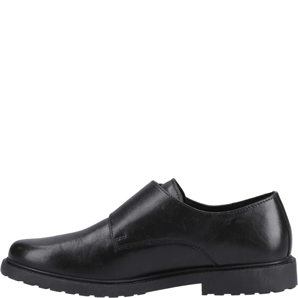 Black Verity Monk Shoes