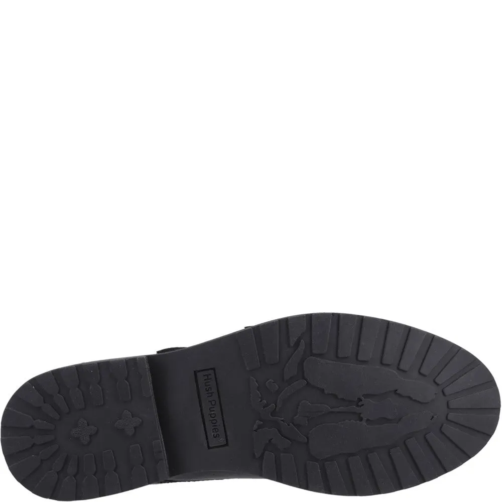 Black Verity Monk Shoes