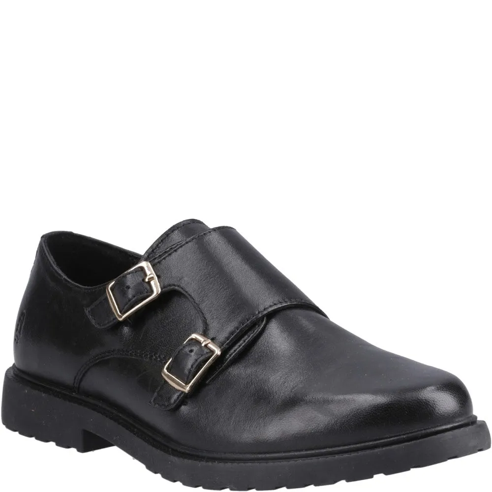 Black Verity Monk Shoes
