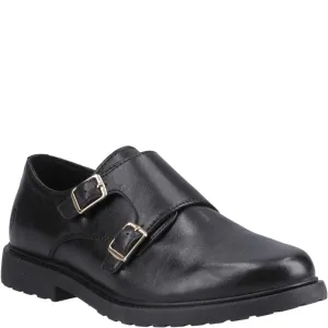 Black Verity Monk Shoes
