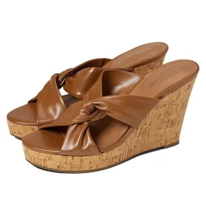 Bonia Brown Wedge Sandals