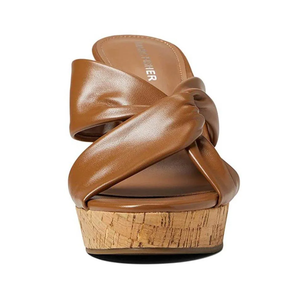 Bonia Brown Wedge Sandals