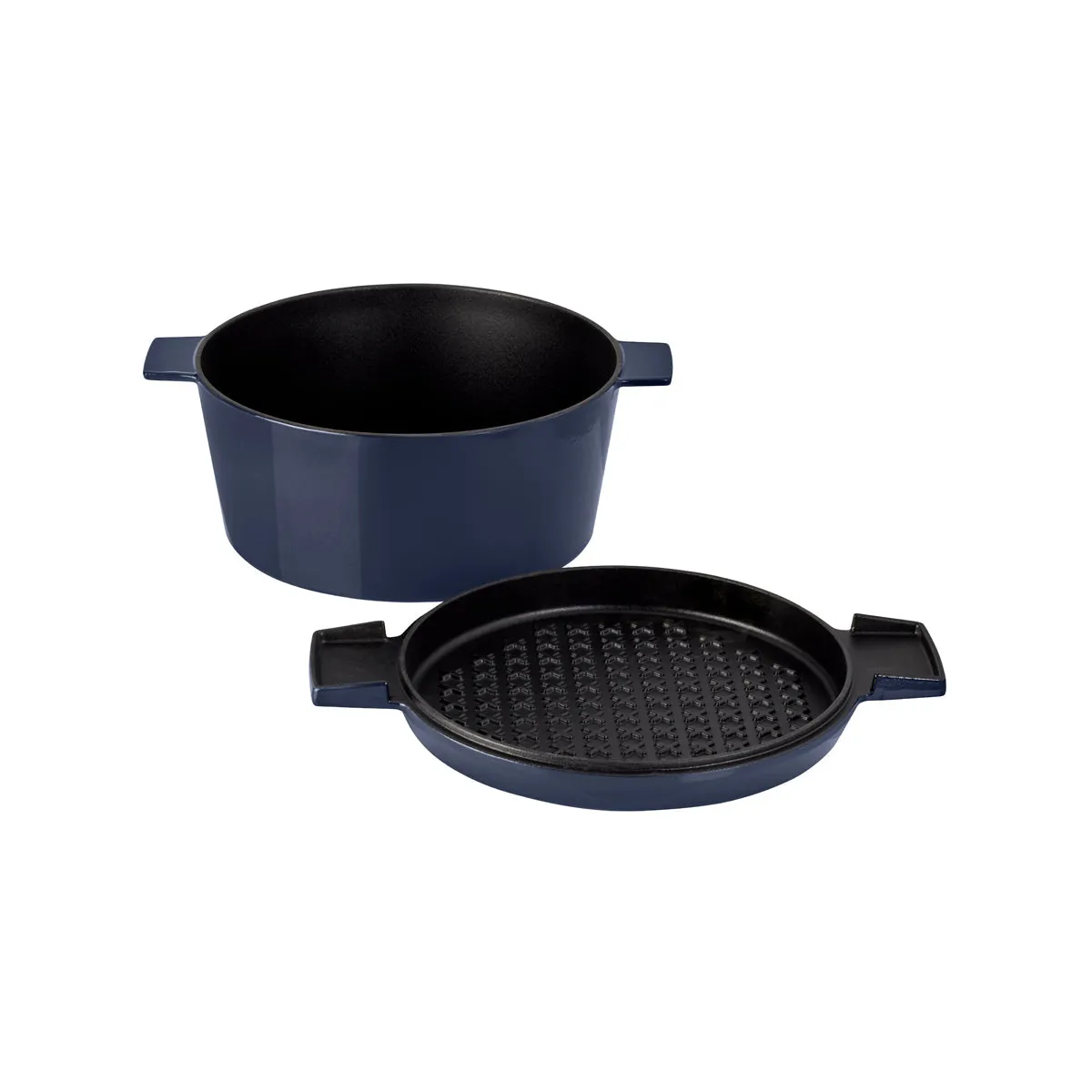 Cast Iron French Oven Mid Blue 280mm
