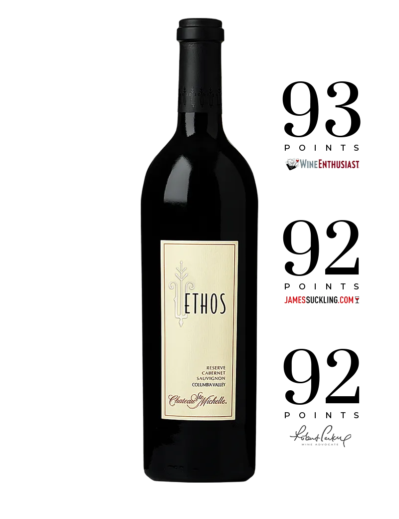 Chateau Ste Michelle Ethos Reserve Cabernet Sauvignon 2019 750ml
