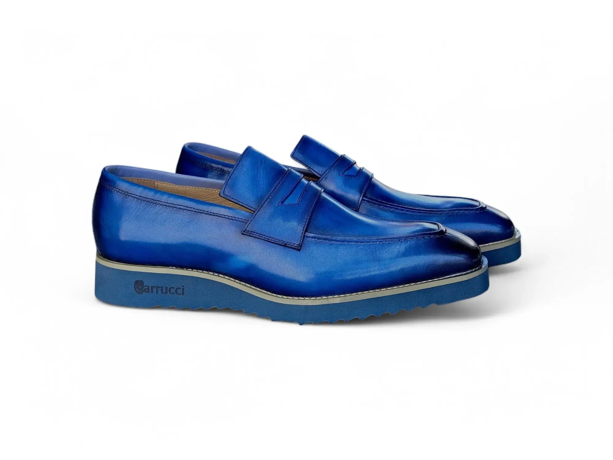 Chic Patina Burnished Penny Loafer
