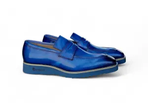Chic Patina Burnished Penny Loafer