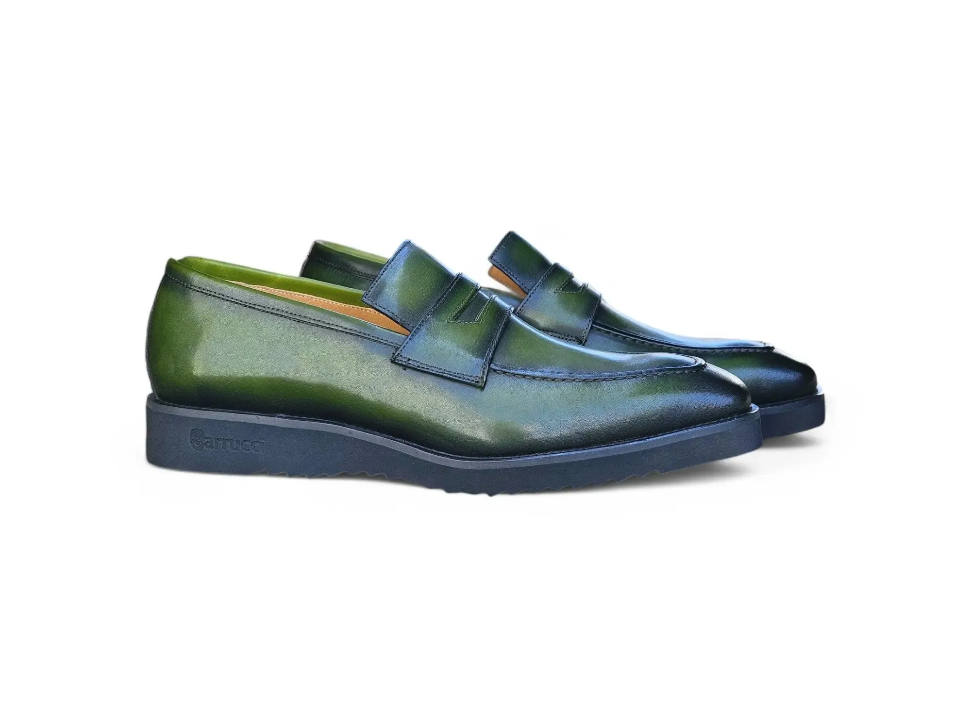Chic Patina Burnished Penny Loafer