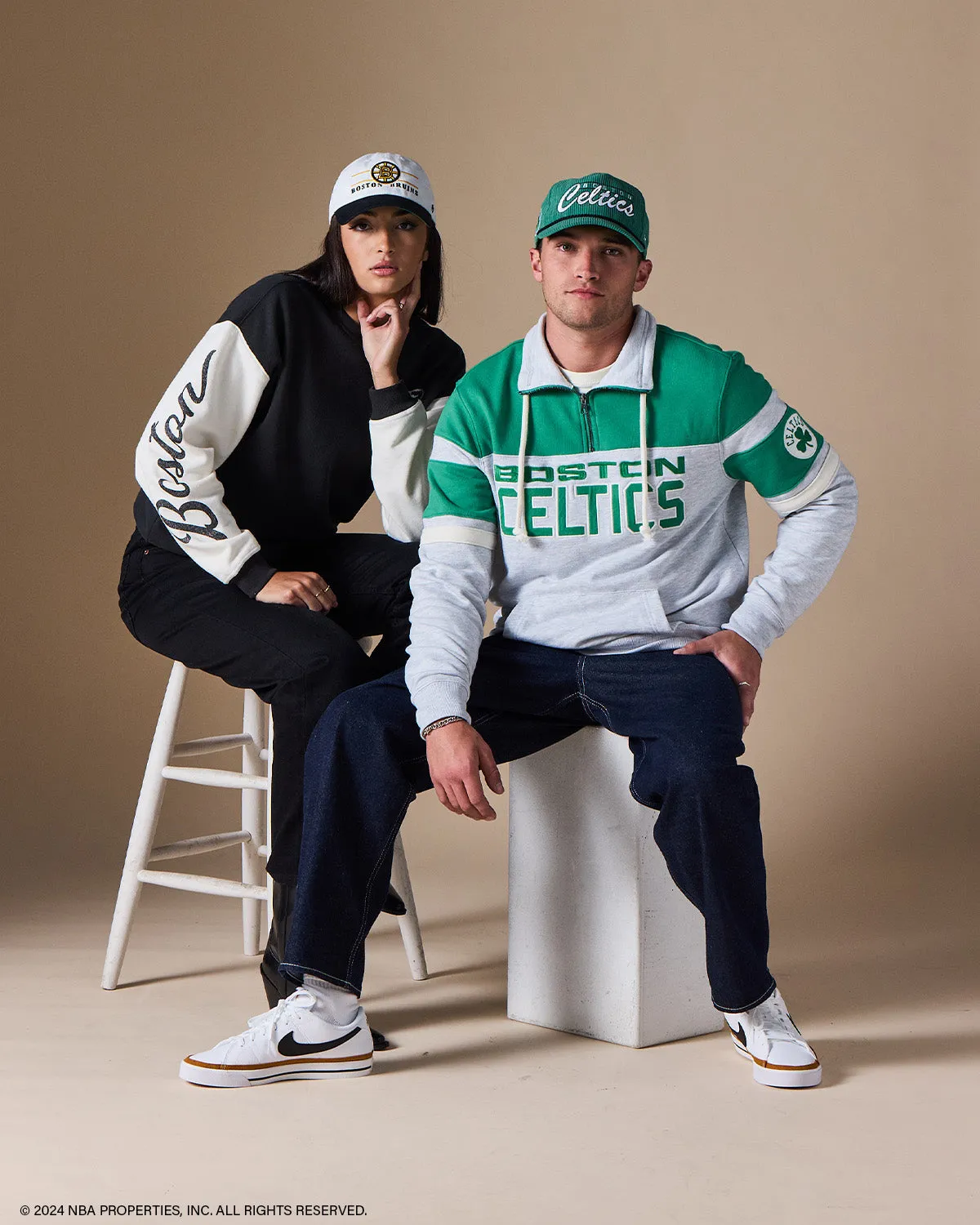 CHICAGO BULLS ARENA AMP '47 BAY RIDGE 1/4 ZIP