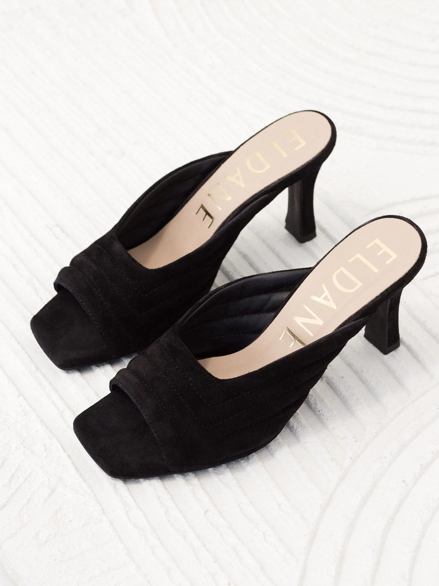 Chloe Black Mules