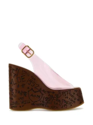 Chloe Pink Slingback Heels