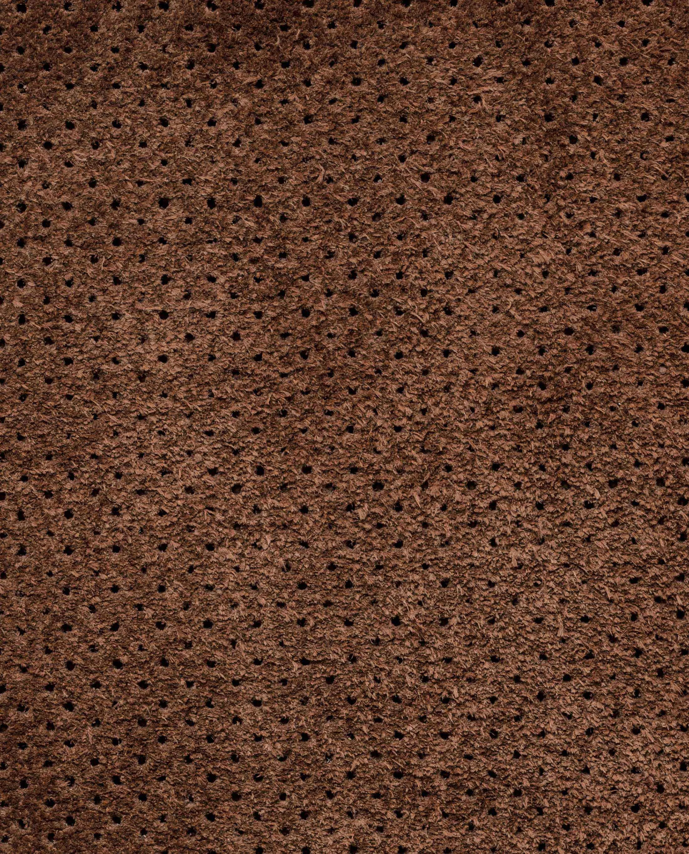Chocolate Brown Perforated Summer Suede Low Top City Loafers