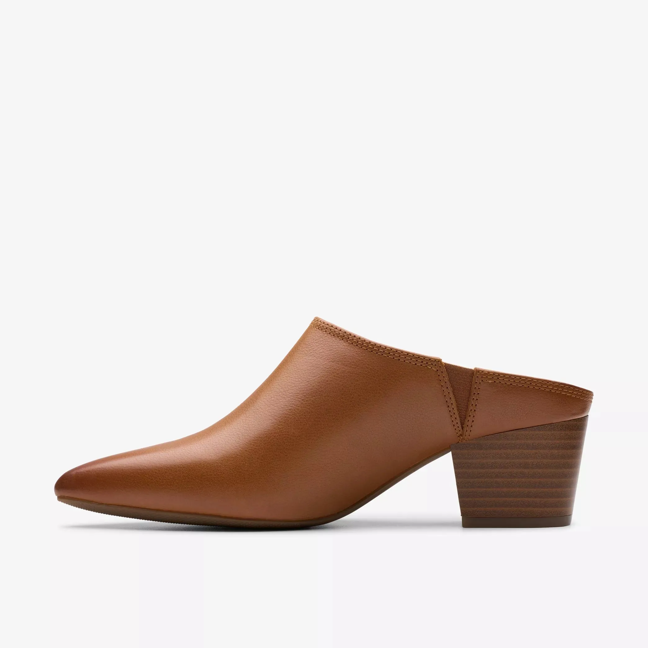 Clarks Women's Ellanie Pace Tan Leather 26180060