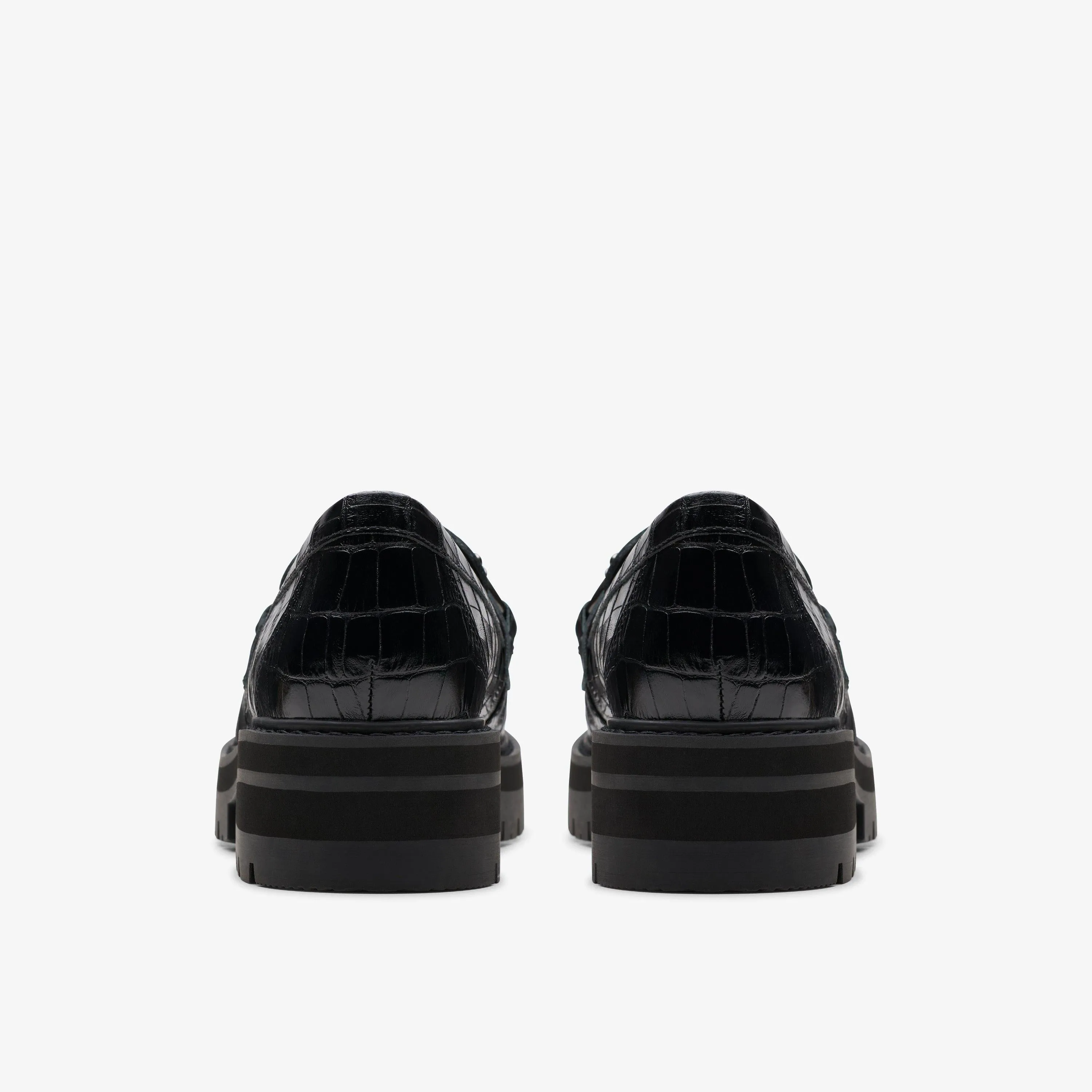 Clarks Women's Orianna Bit Black Croc 26180311