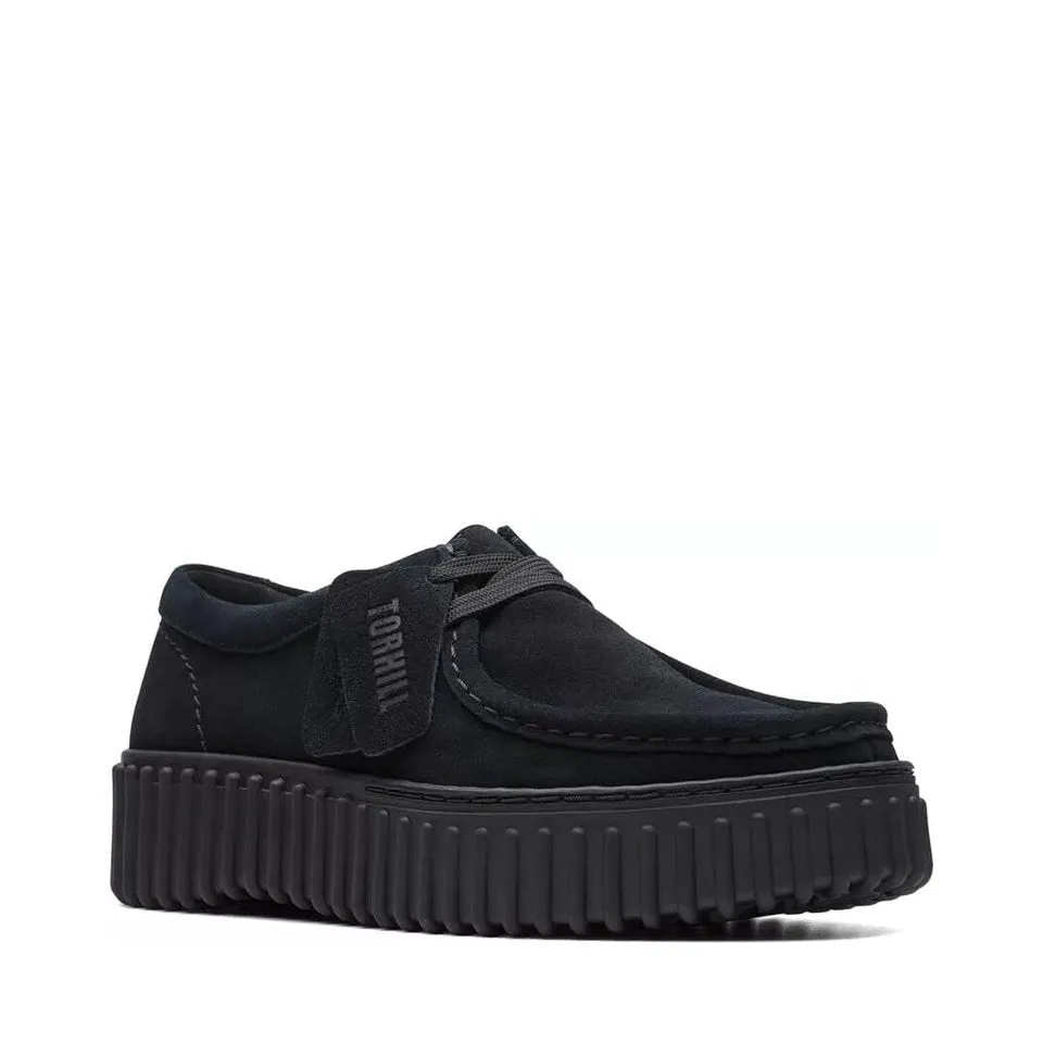 Clarks Women's Torhill Bee Black/Black Suede 26175406