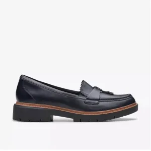 Clarks Women's Westlynn Bella Navy Leather 26180396