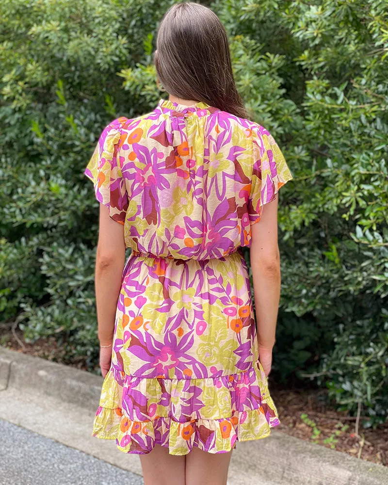Corley Floral Print Dress