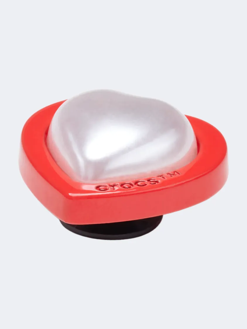 Crocs Heart Lifestyle Pins Red/Pearl