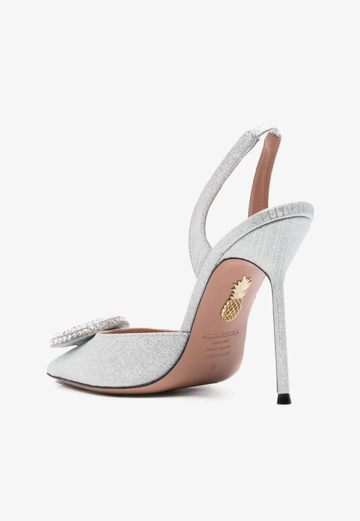 Crystal Hoop 105 Slingback Pumps