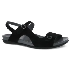 DANSKO JORDYN BLACK NUBUCK SANDAL