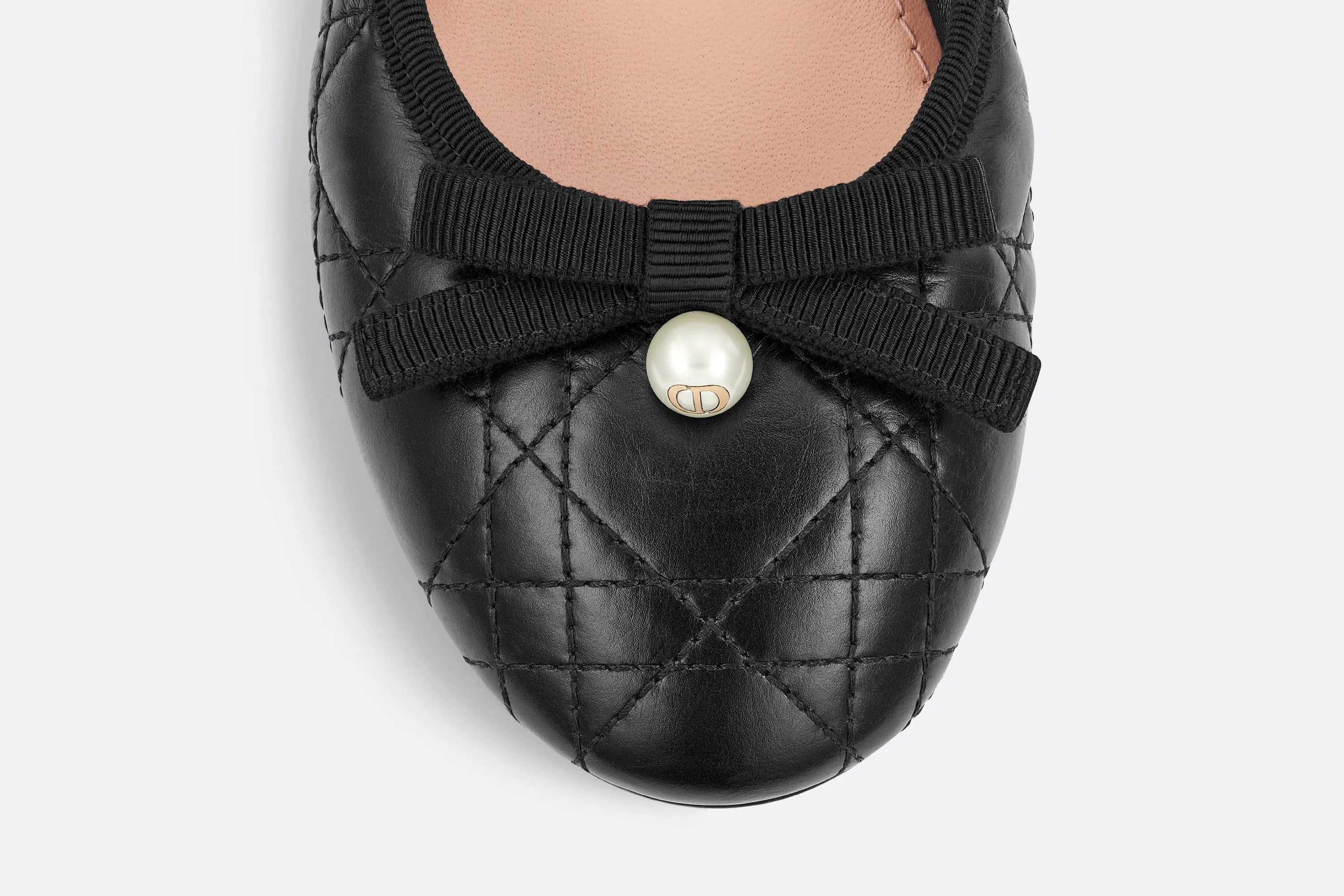 Dior Ballet Flat • Black Quilted Cannage Calfskin