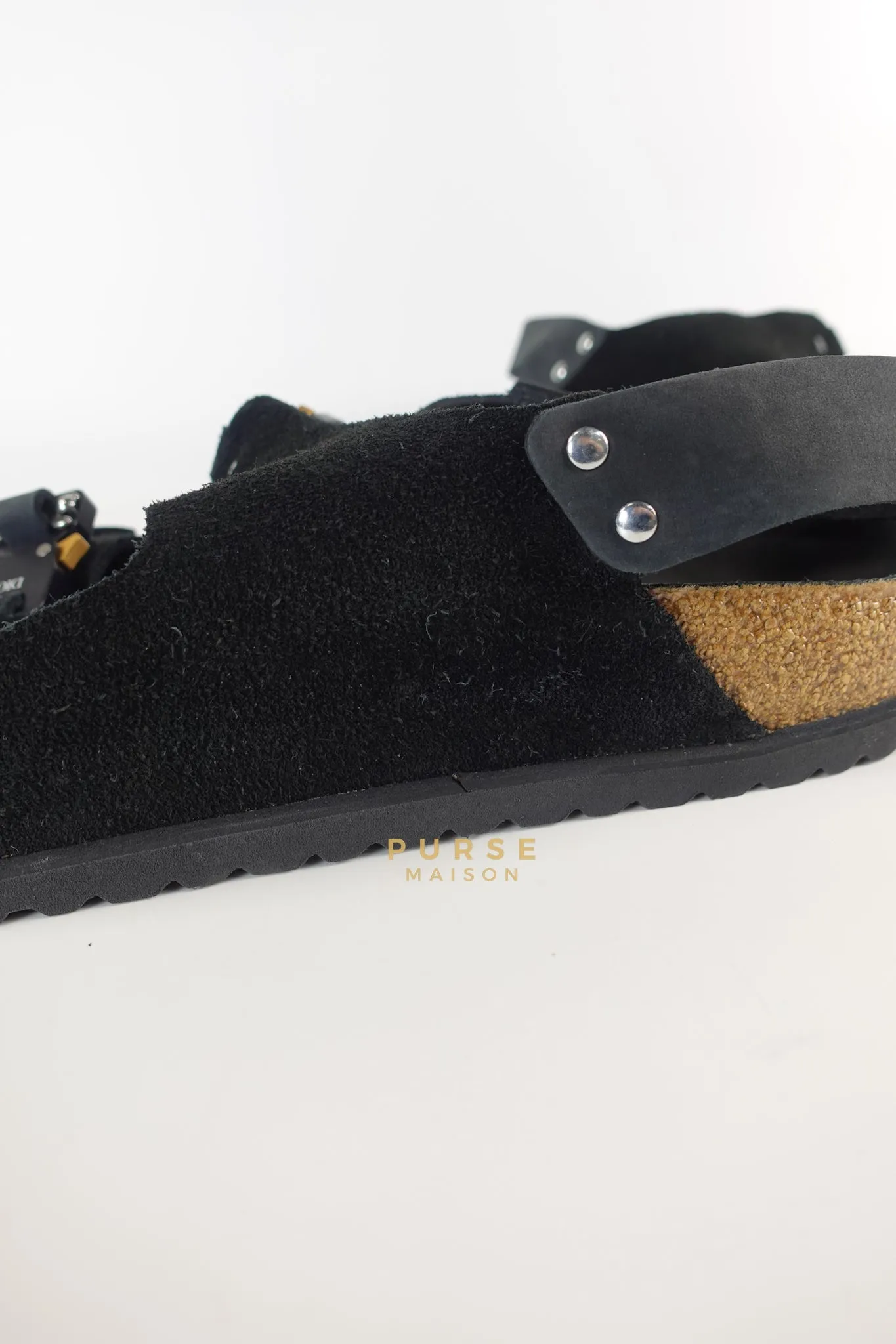 Dior x Birkenstock Milano Sandals in Black Smooth Calf Leather Size 43 (29cm)