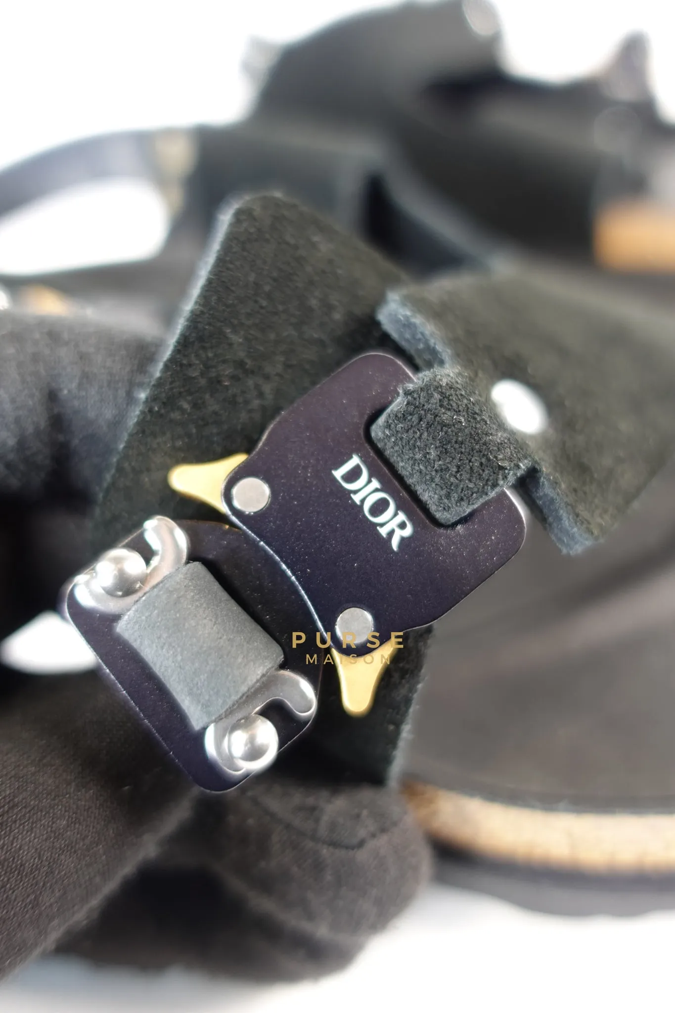 Dior x Birkenstock Milano Sandals in Black Smooth Calf Leather Size 43 (29cm)