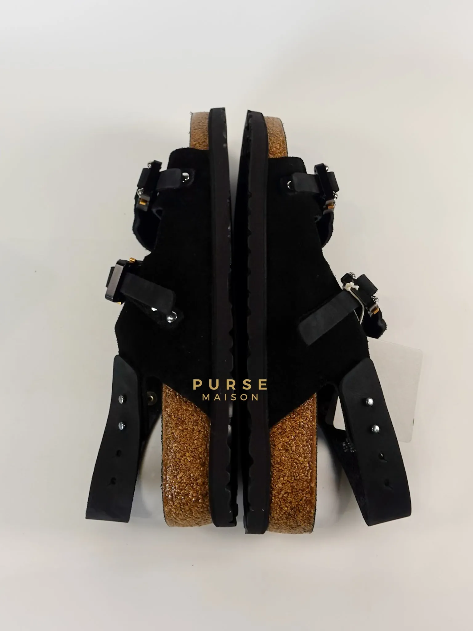 Dior x Birkenstock Milano Sandals in Black Smooth Calf Leather Size 43 (29cm)