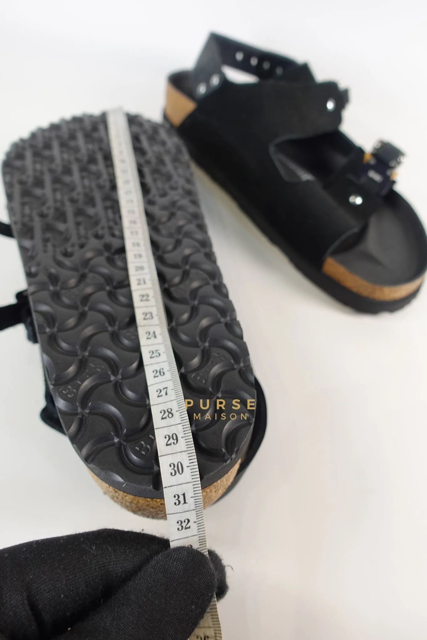 Dior x Birkenstock Milano Sandals in Black Smooth Calf Leather Size 43 (29cm)
