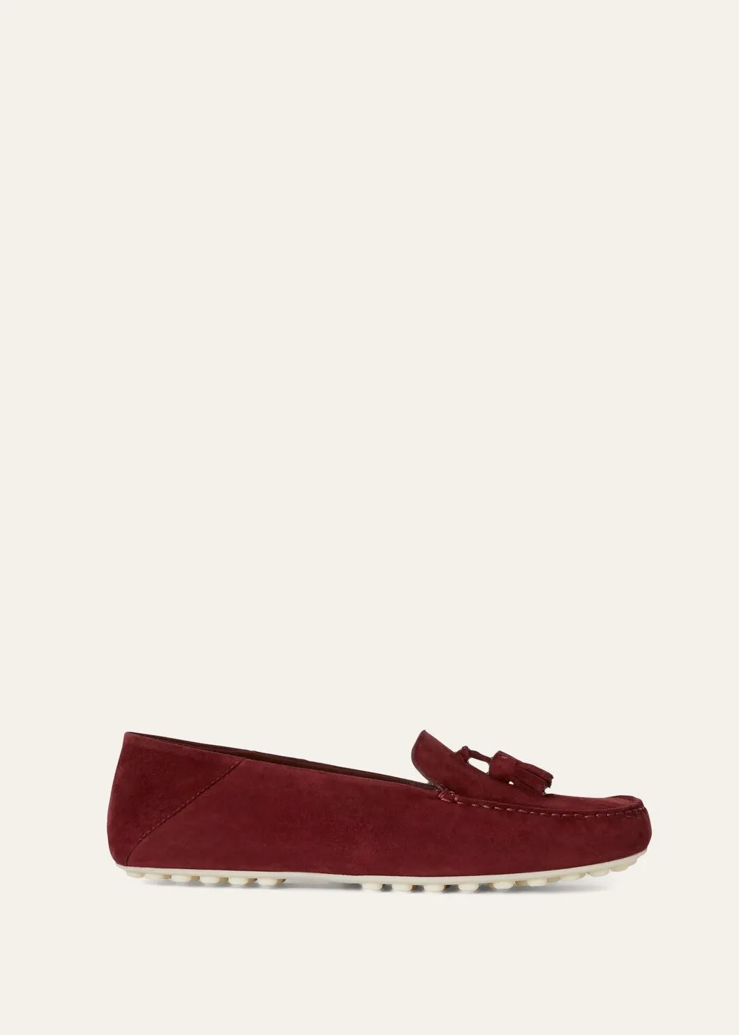 Dot Sole Walk in Bordeaux Suede for Women