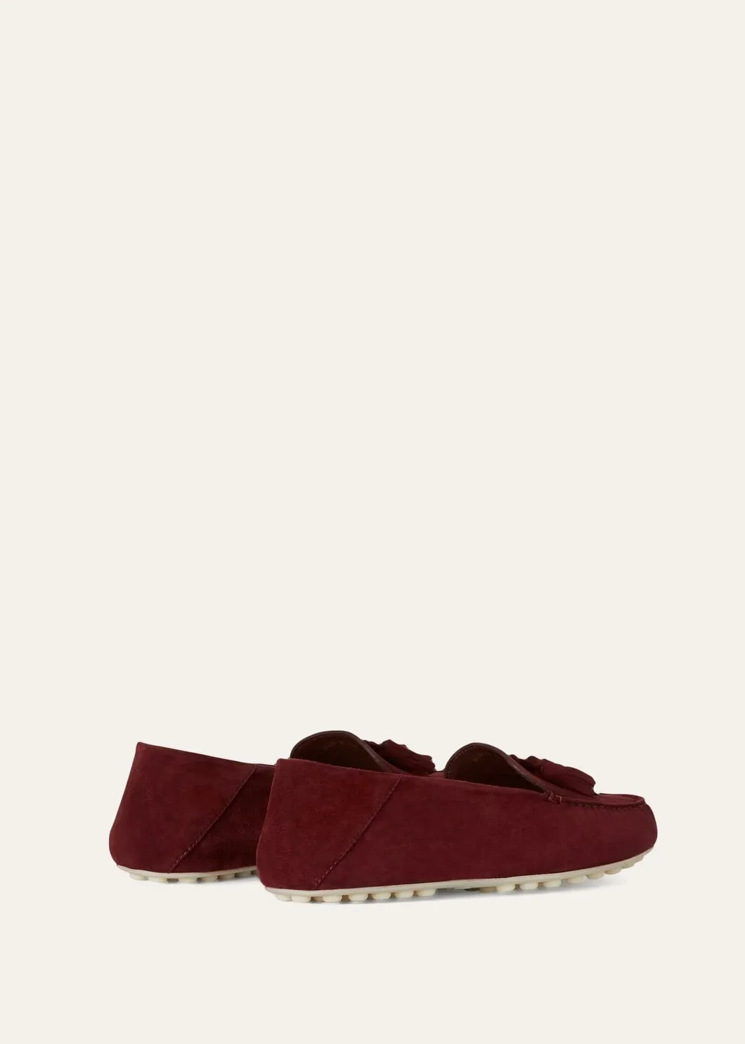 Dot Sole Walk in Bordeaux Suede for Women