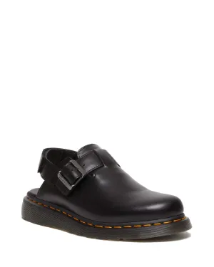 Dr Martens Jorge II Sling Back Sandal Black Brando Leather